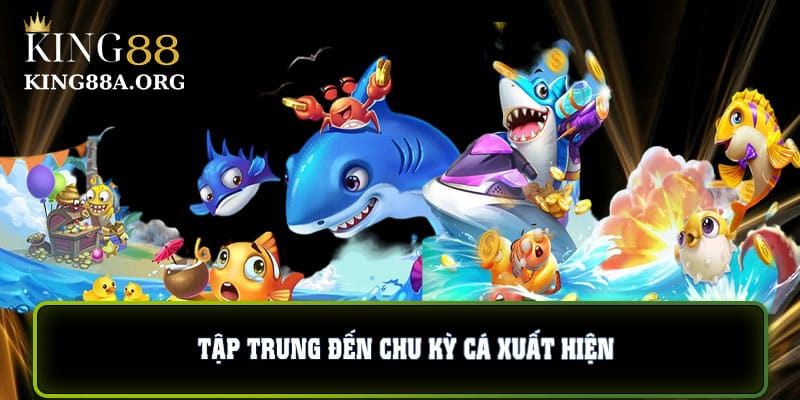 Tập trung bắn vào các đàn cá mới xuất hiện